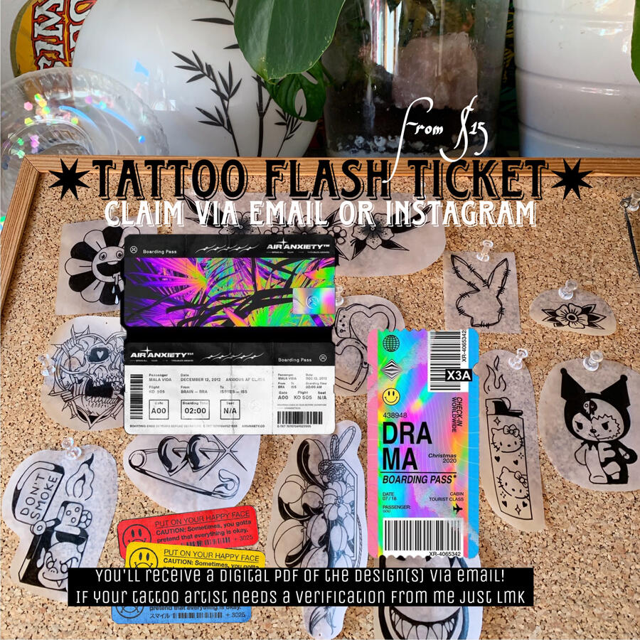 tattoo ticket